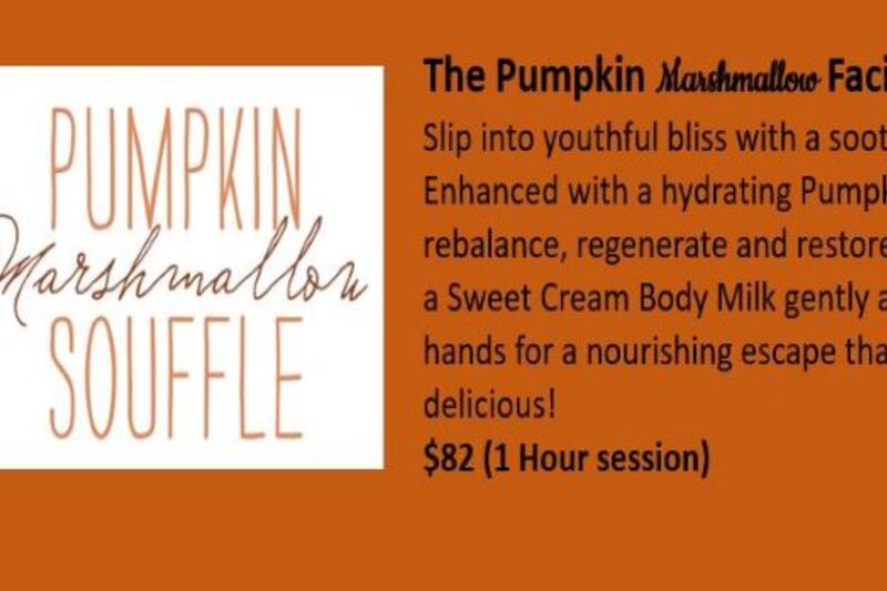 Try Our Pumpkin Marshmallow Souffle Facial